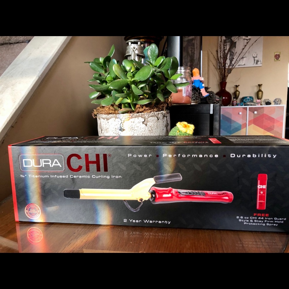 DURA CHI 3/4” Ceramic Curling Iron